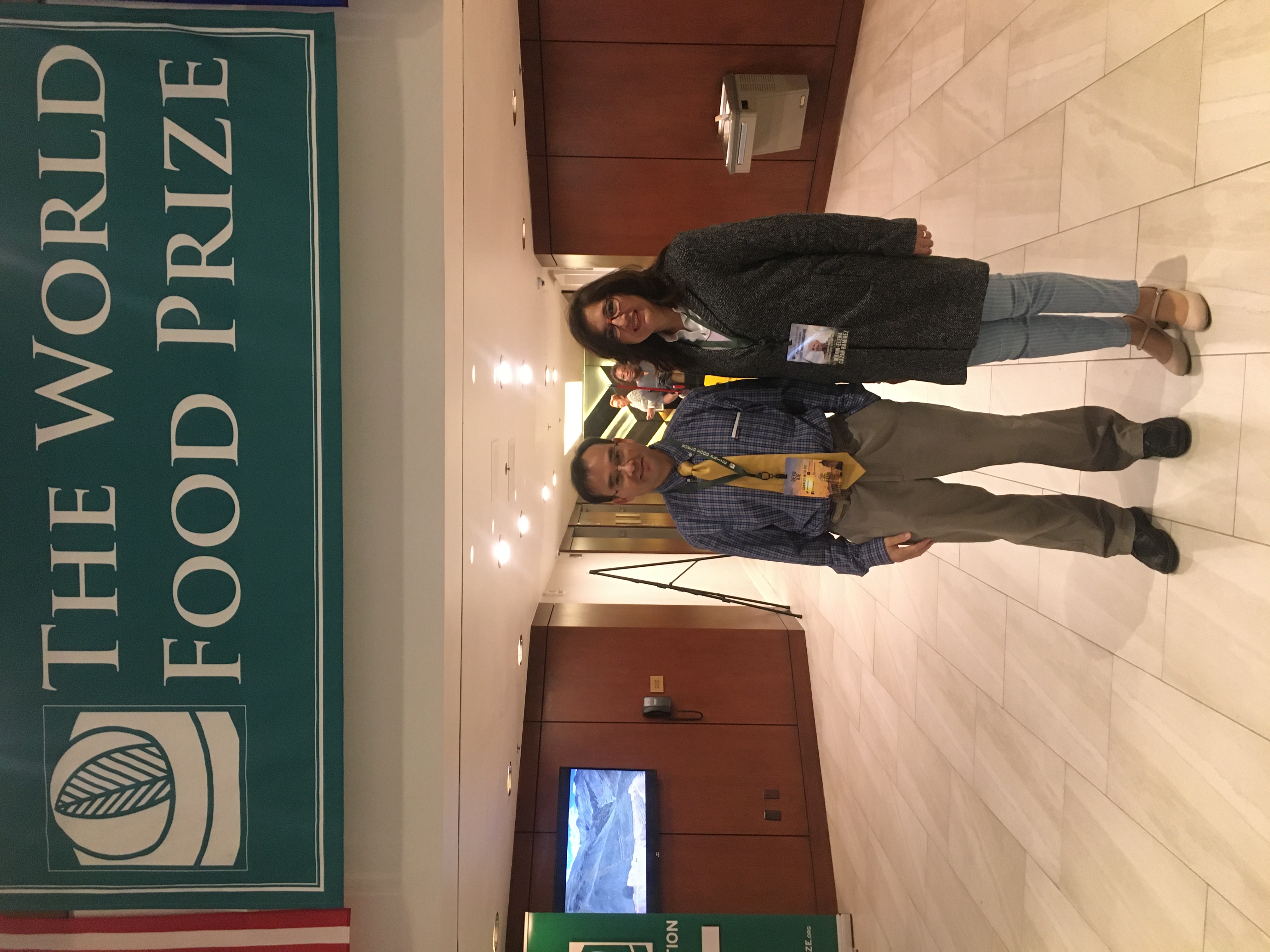 Maria at the World Food Prize