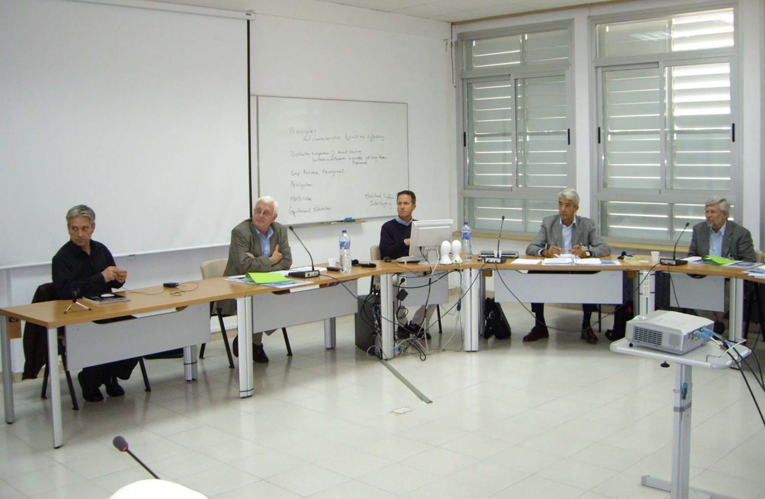Instructors of conservation agriculture short-course in Zaragoza, Spain
